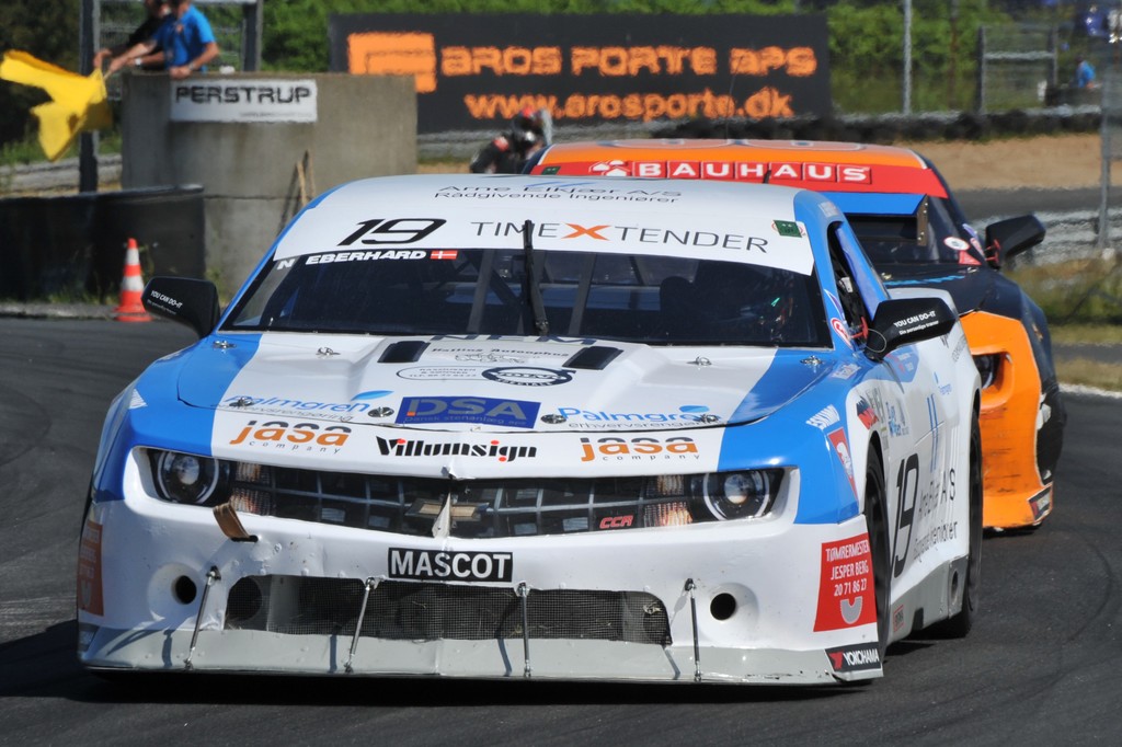 Nicholai Eberhard havde en svær weekend på Ring Djursland